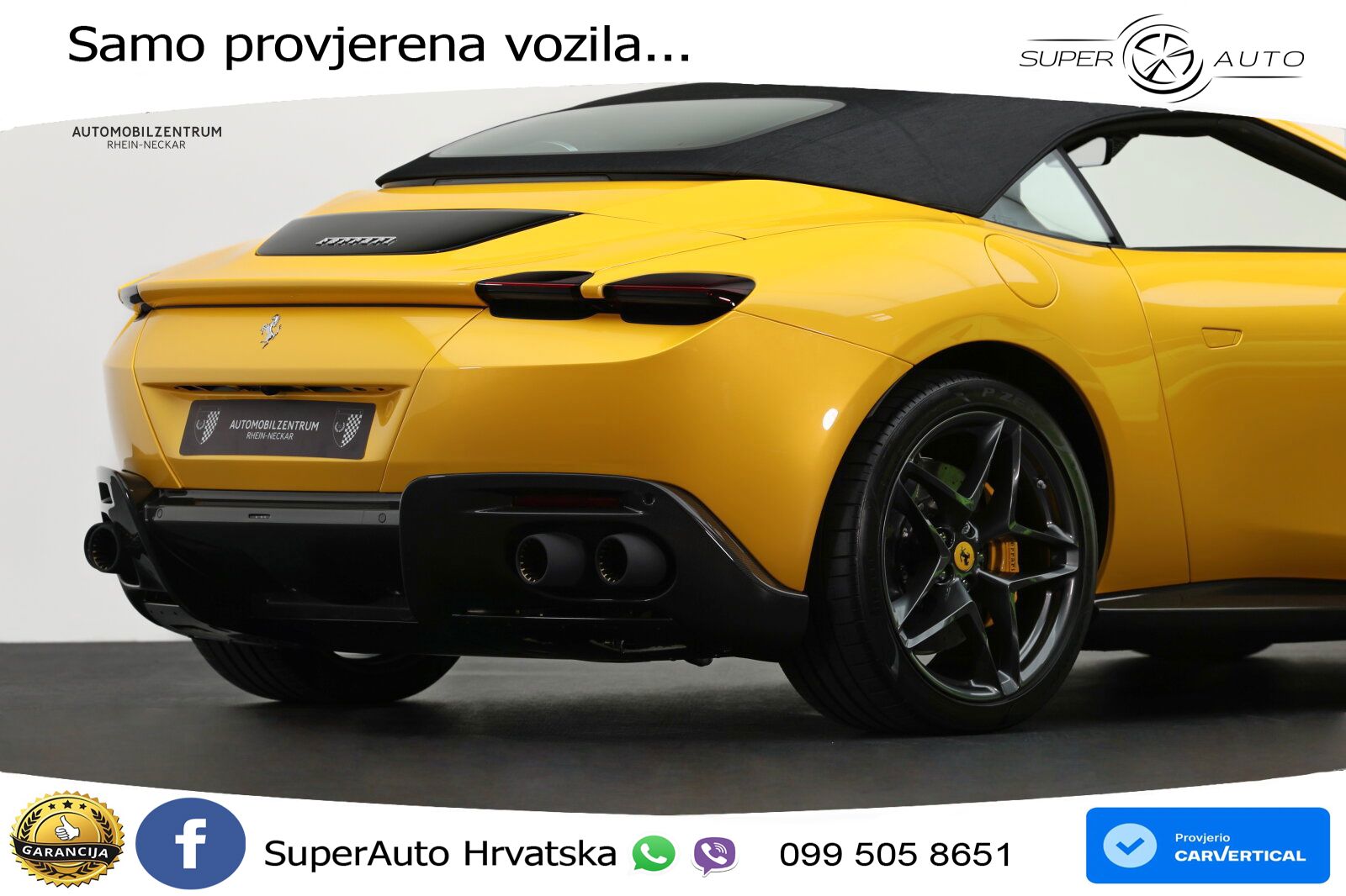 Ferrari Roma Spider 3.9 V8 (620 KS) F1 DCT LED+GR SJED+ACC