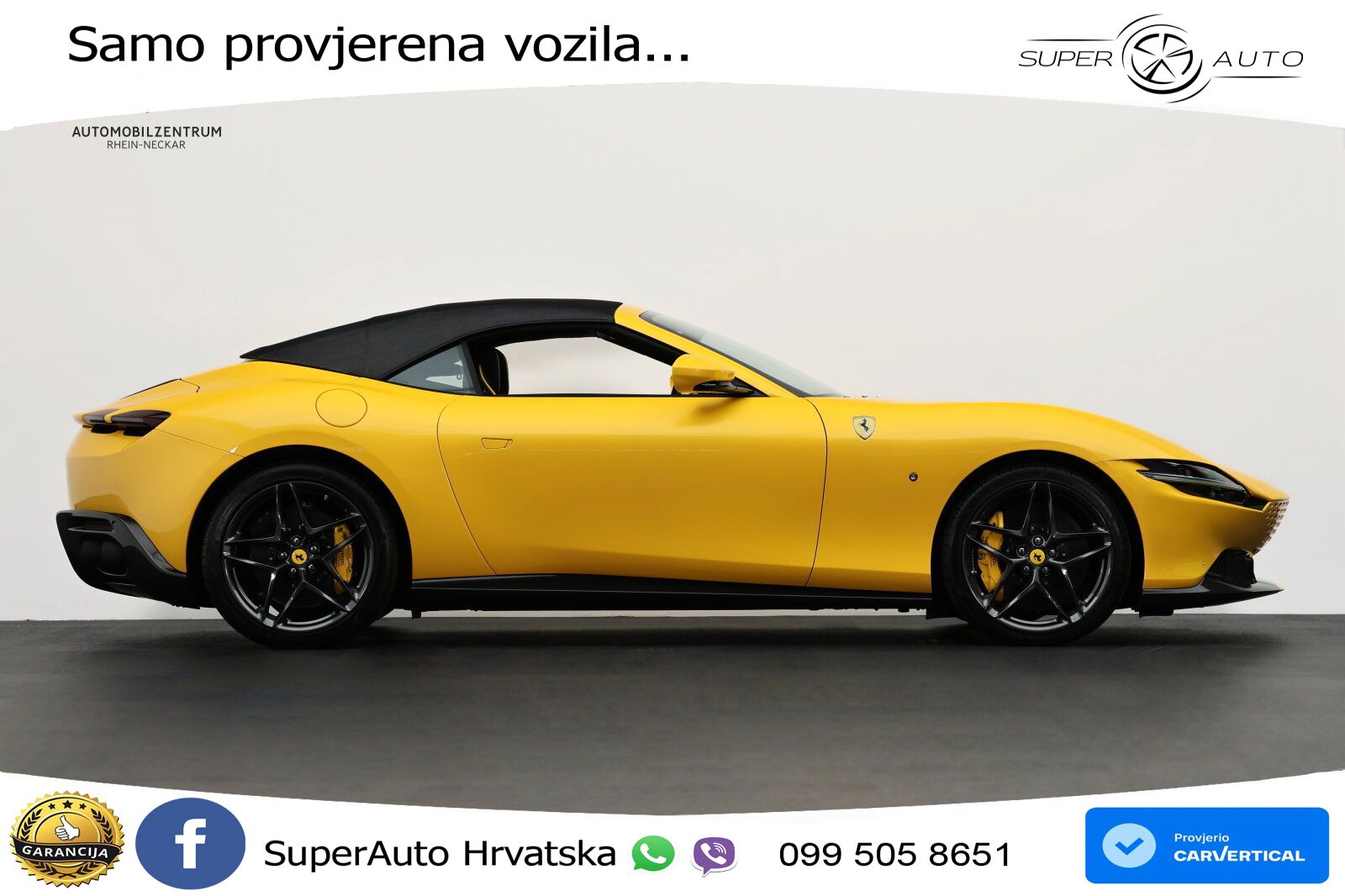 Ferrari Roma Spider 3.9 V8 (620 KS) F1 DCT LED+GR SJED+ACC