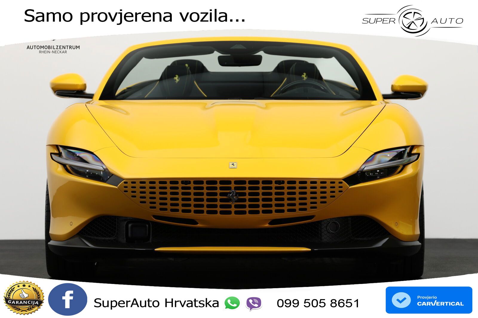 Ferrari Roma Spider 3.9 V8 (620 KS) F1 DCT LED+GR SJED+ACC
