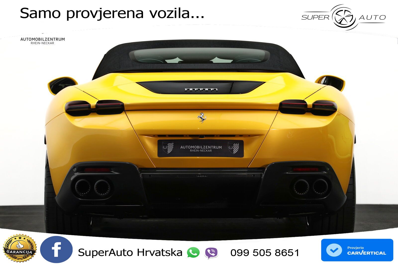Ferrari Roma Spider 3.9 V8 (620 KS) F1 DCT LED+GR SJED+ACC