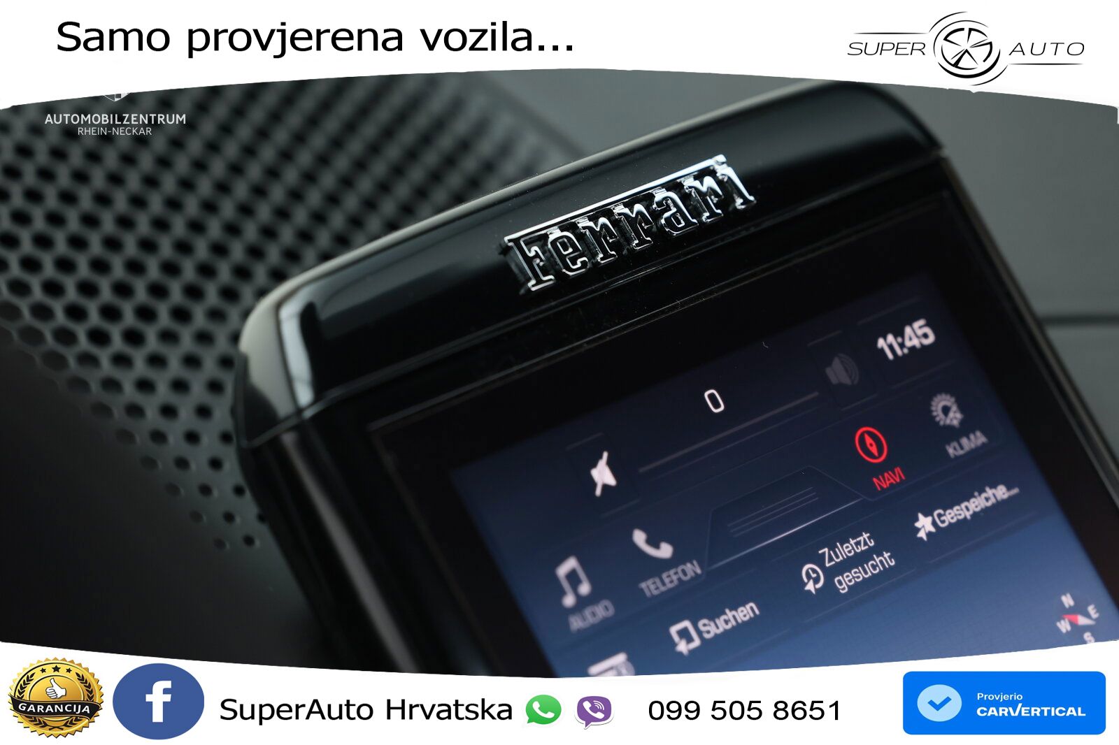 Ferrari Roma Spider 3.9 V8 (620 KS) F1 DCT LED+GR SJED+ACC