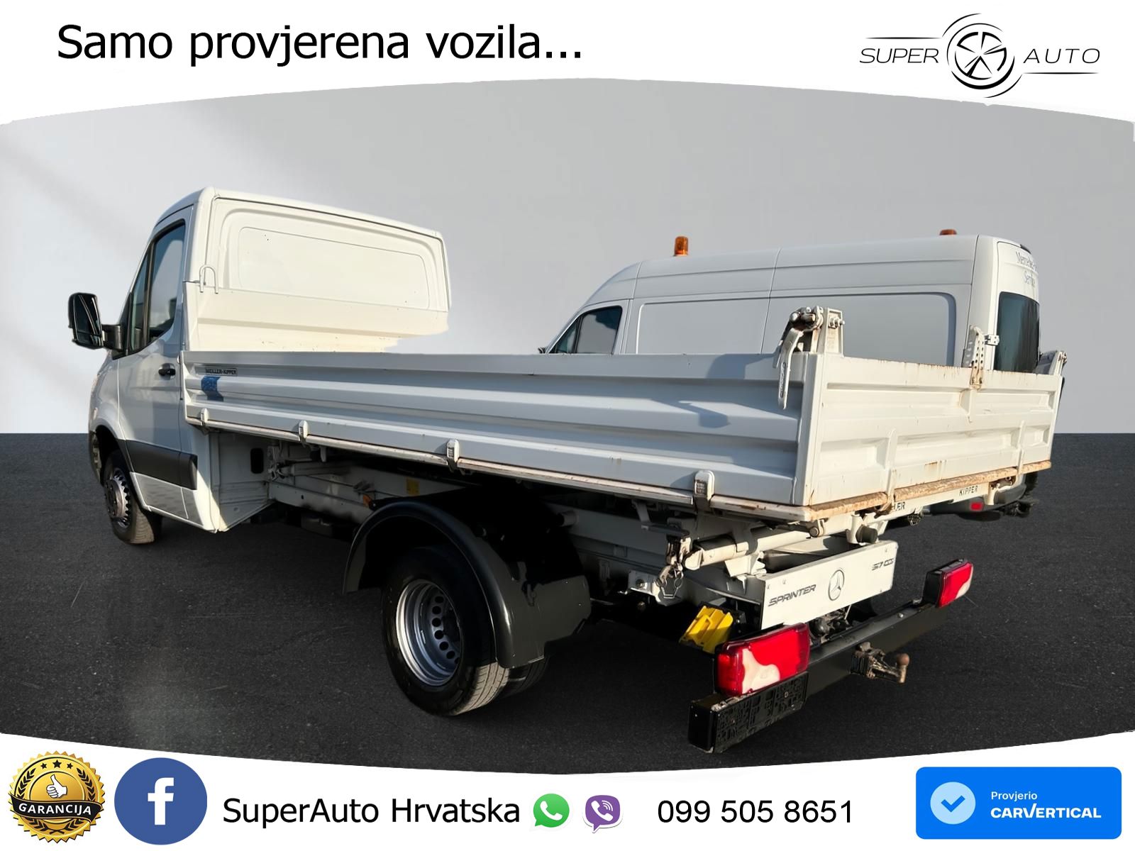 Mercedes-Benz Sprinter 517 CDI Kipper Standard AHK LM SpurH 170 KS