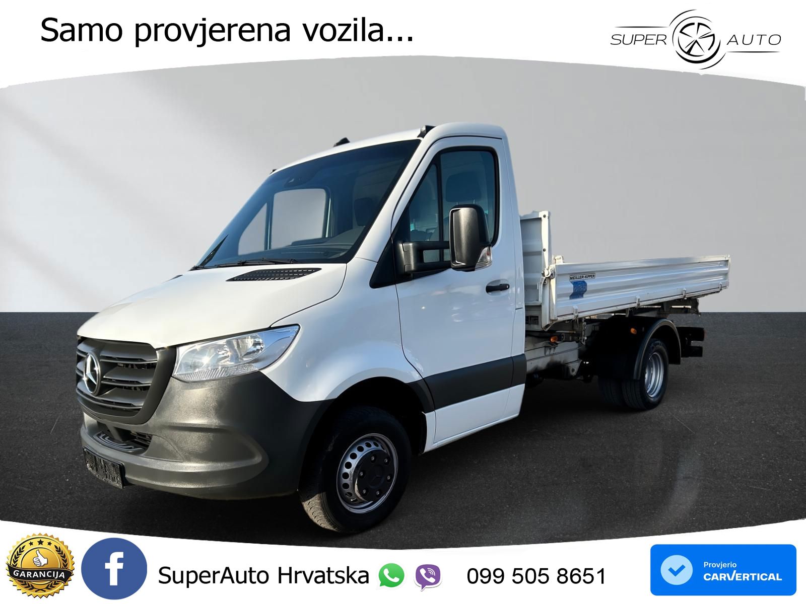 Mercedes-Benz Sprinter 517 CDI Kipper Standard AHK LM SpurH 170 KS