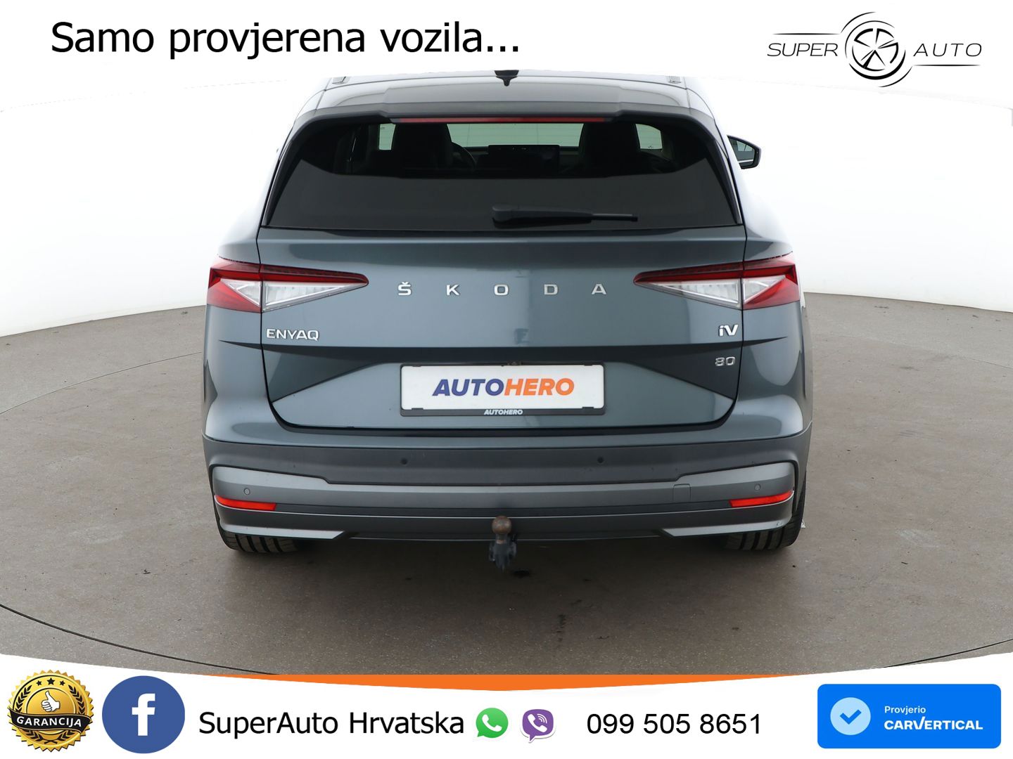 Škoda Enyaq iV 80 82 kWh (204 KS) Suite LED+GR SJED+ACC
