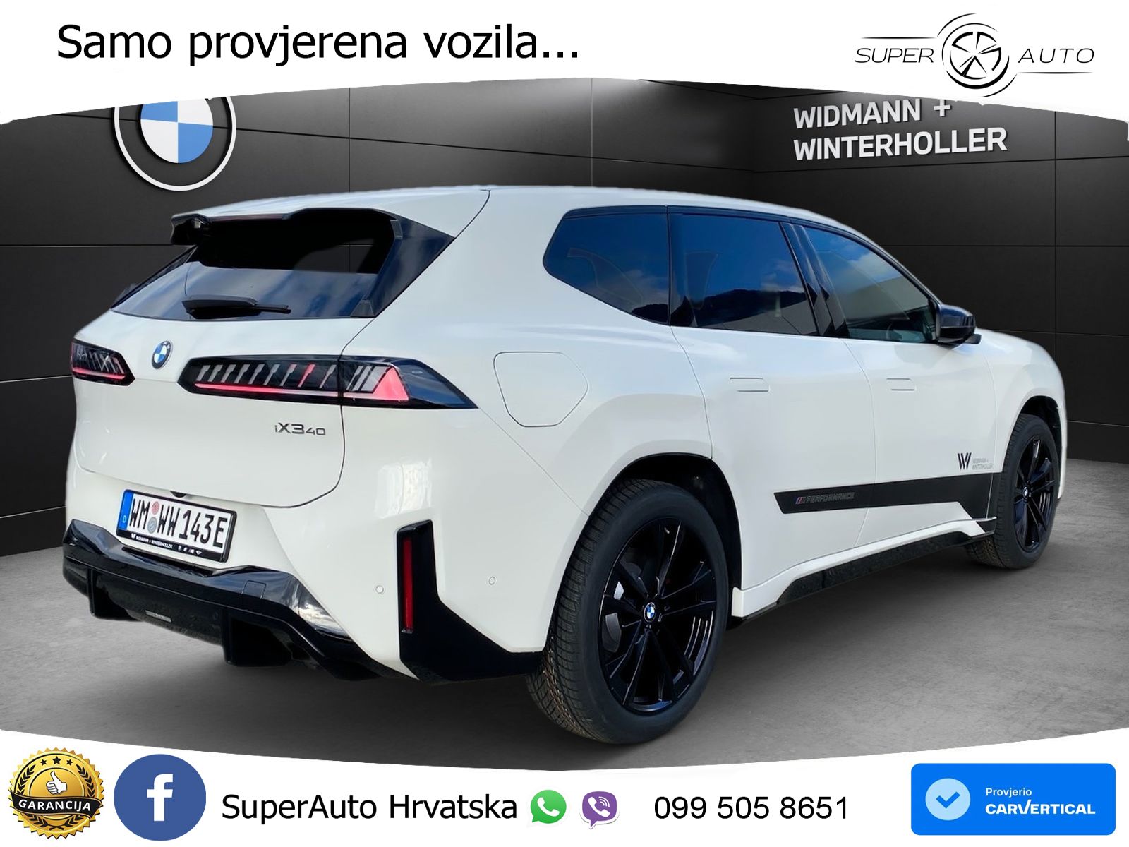 BMW iX3 40 82.6 kWh (320 KS) LED+GR SJED+ACC