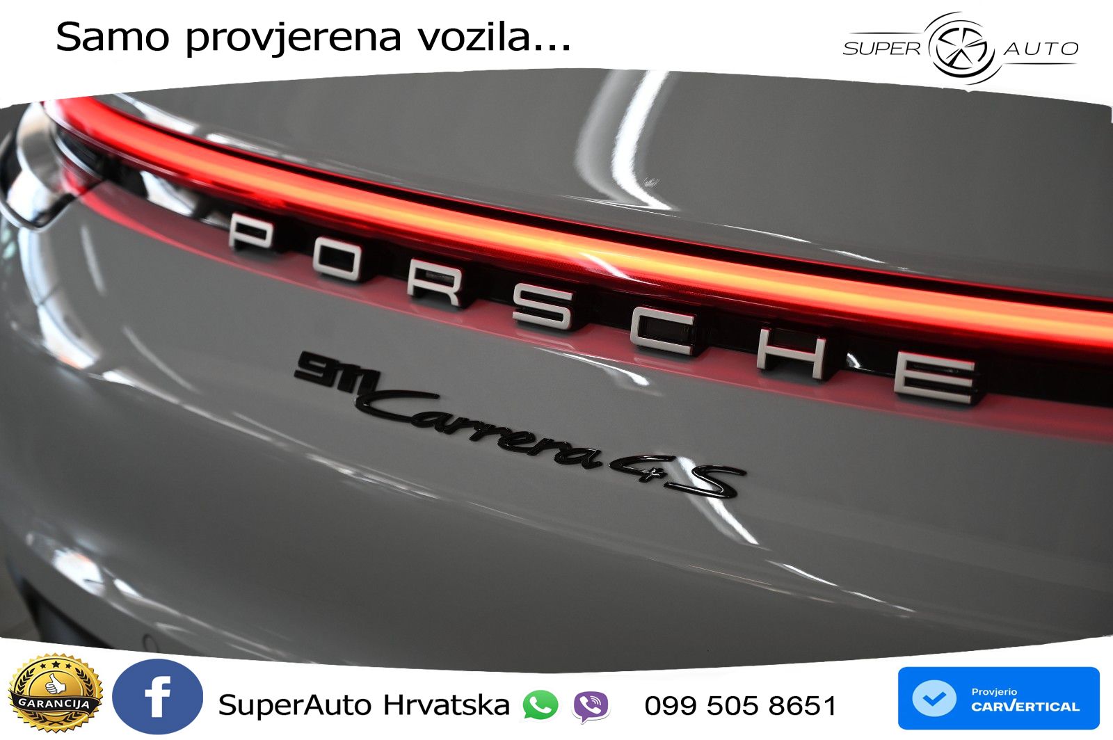 Porsche 911 Carrera S 3.0 (450 KS) PDK ZRAČNI+ACC+GR SJED+KAM