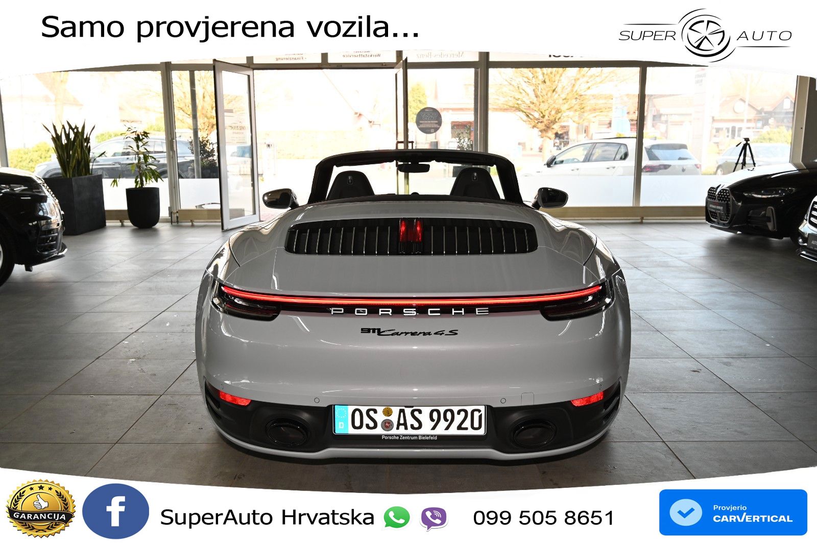 Porsche 911 Carrera S 3.0 (450 KS) PDK ZRAČNI+ACC+GR SJED+KAM