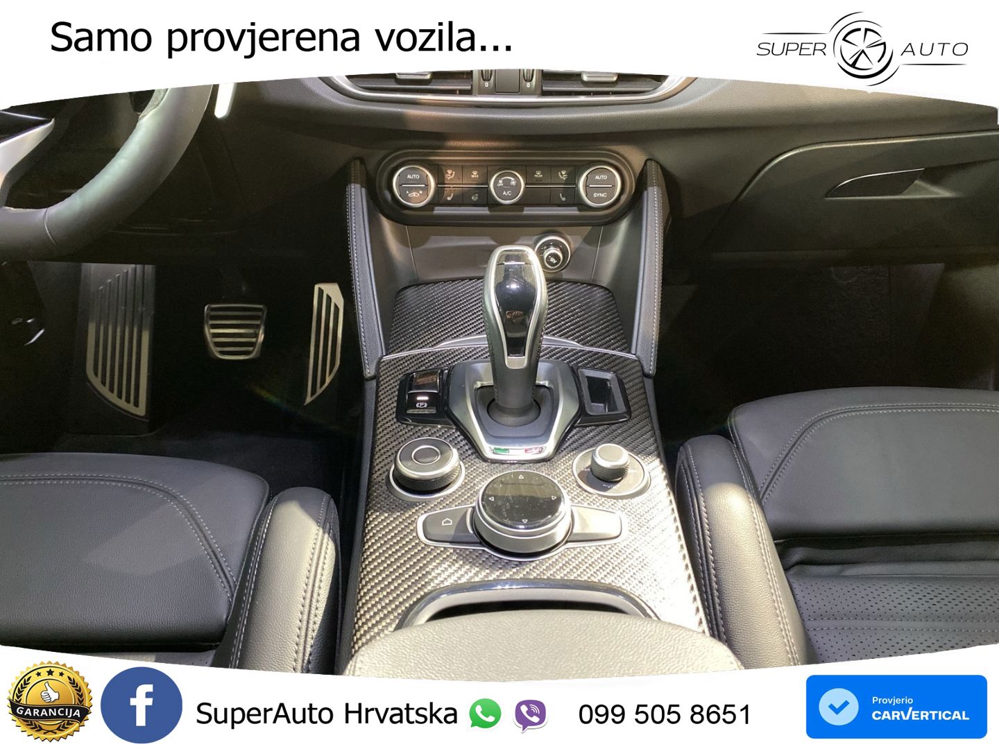 Alfa Romeo Stelvio Quadrifoglio 2.9 V6 Bi-Turbo (520 KS) Q4 Automatic LED+GR SJED+ACC