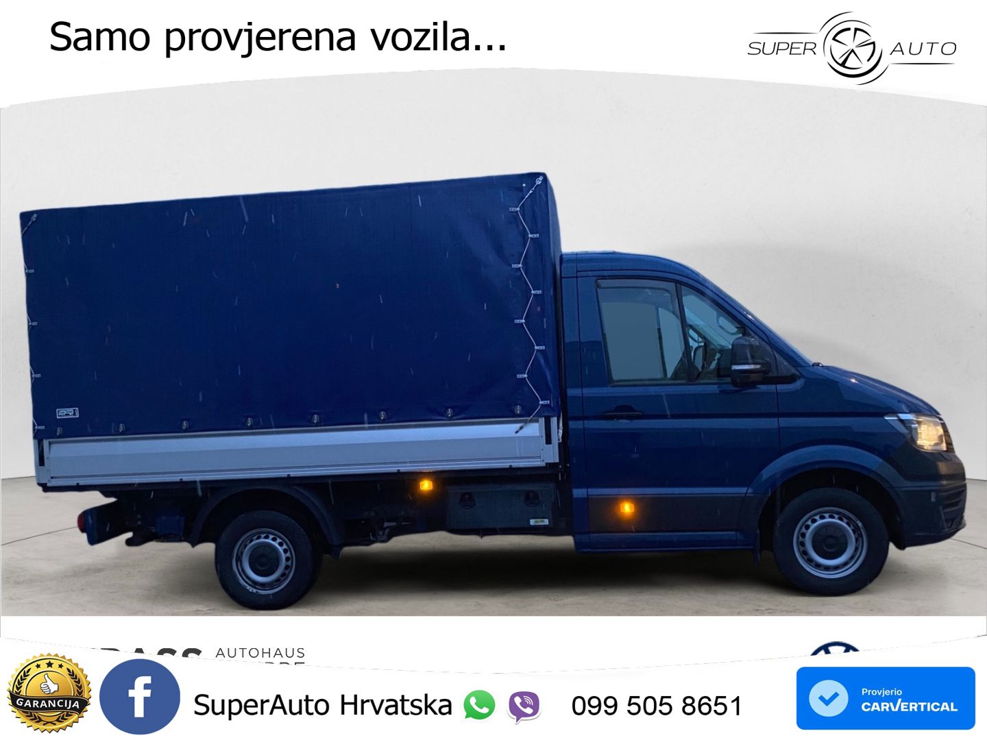Volkswagen Crafter 35 2.0l TDI Pritsche KLIMA NAVI ACC 177 KS