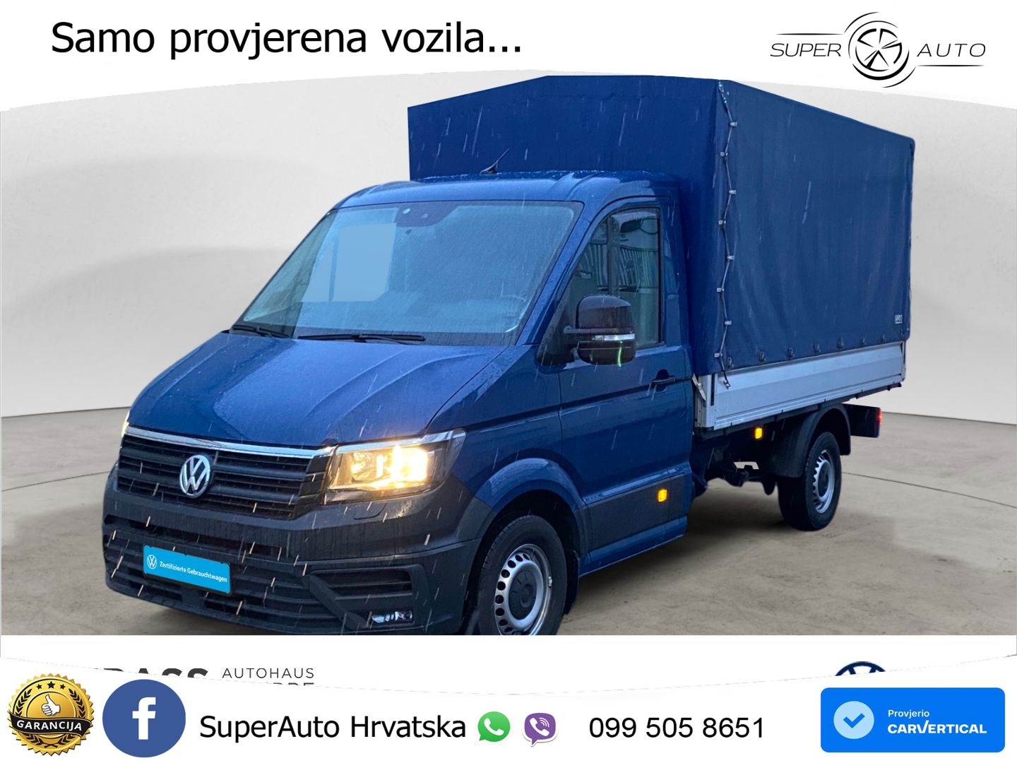 Volkswagen Crafter 35 2.0l TDI Pritsche KLIMA NAVI ACC 177 KS