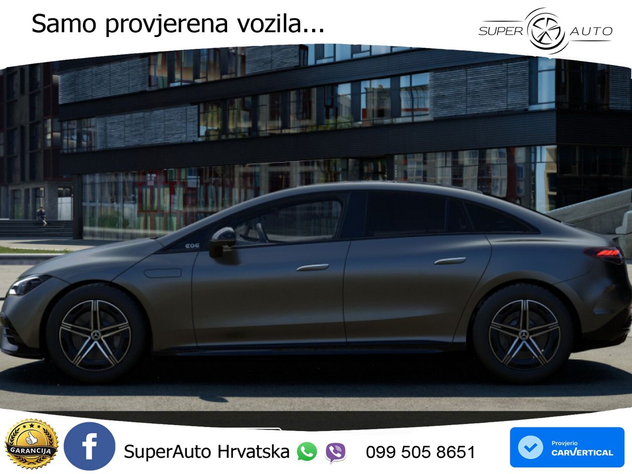 Mercedes EQE 350+ 105 kWh (320 KS) AMG ZRAČNI+ACC+GR SJED+360+PANO