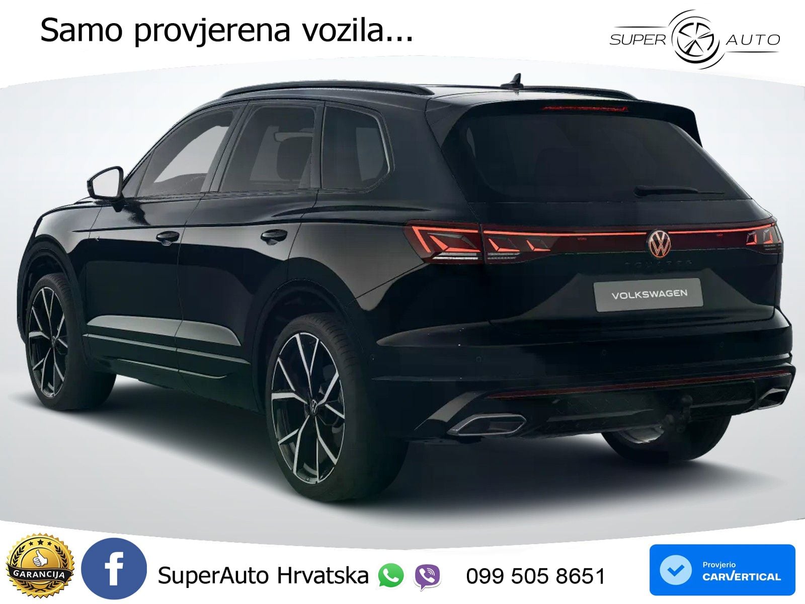 Volkswagen Touareg 3.0 V6 TDI (286 KS) 4MOTION Tiptronic R-Line ZRAČNI+ACC+GR SJED+KAM+PANO