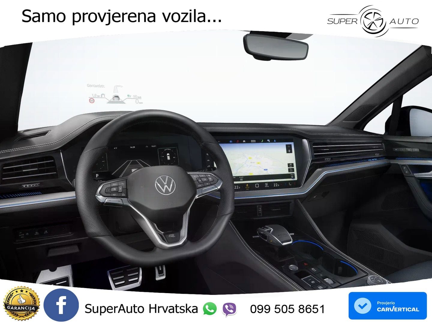 Volkswagen Touareg 3.0 V6 TDI (286 KS) 4MOTION Tiptronic R-Line ZRAČNI+ACC+GR SJED+KAM+PANO