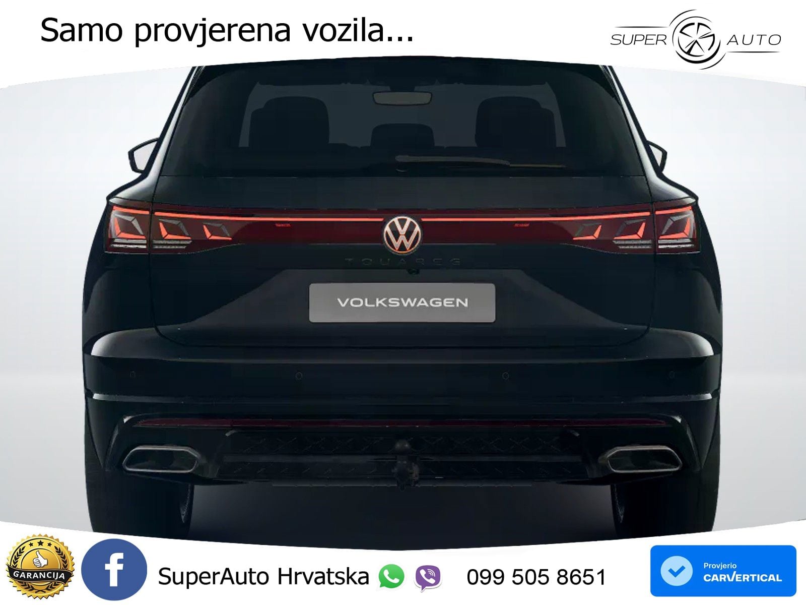 Volkswagen Touareg 3.0 V6 TDI (286 KS) 4MOTION Tiptronic R-Line ZRAČNI+ACC+GR SJED+KAM+PANO