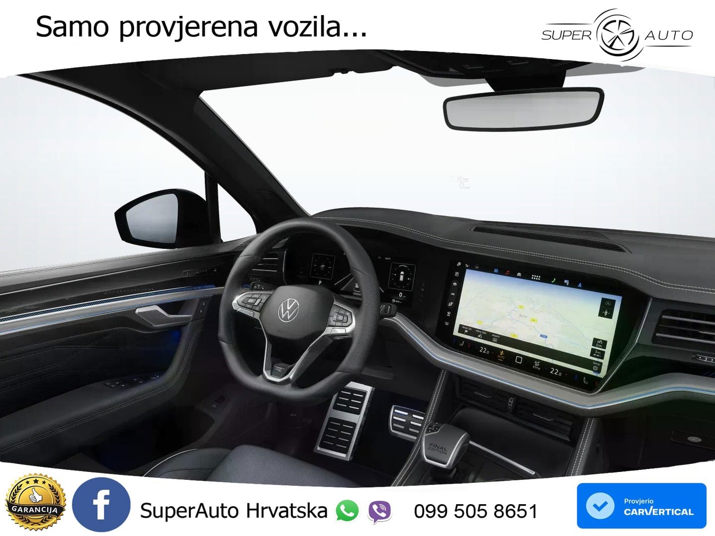 Volkswagen Touareg 3.0 V6 TDI (286 KS) 4MOTION Tiptronic R-Line ZRAČNI+ACC+GR SJED+KAM+PANO