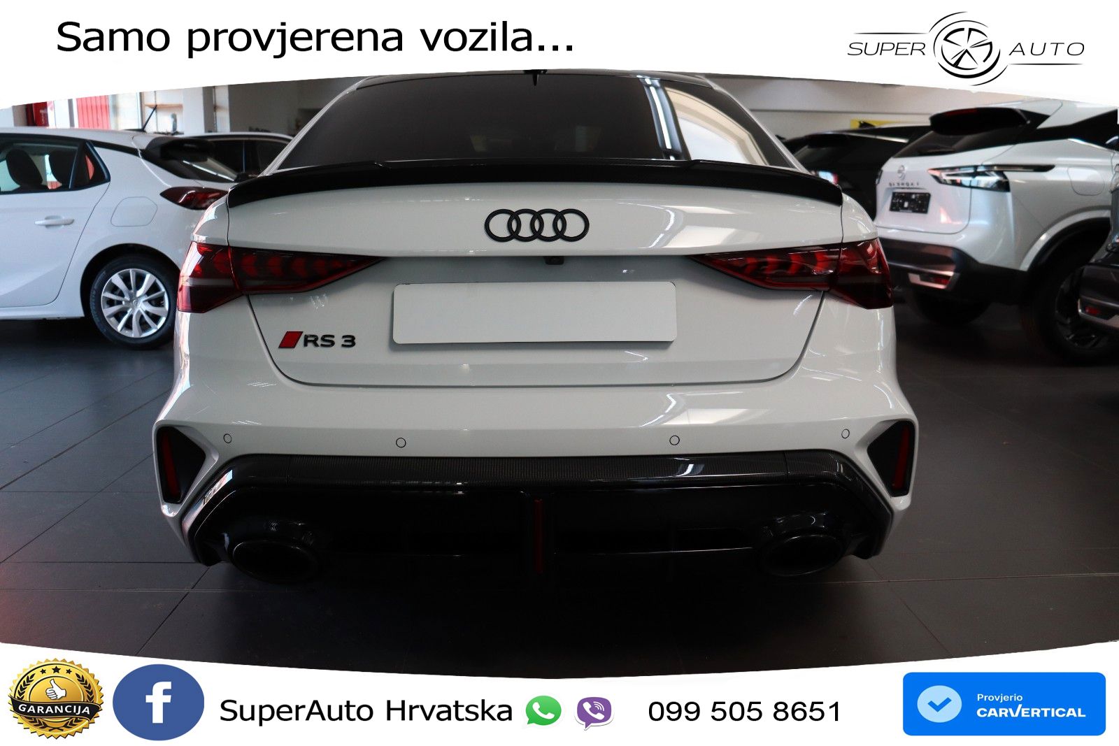 Audi RS3 Sedan 2.5 TFSI (400 KS) quattro S tronic LED+GR SJED+ACC