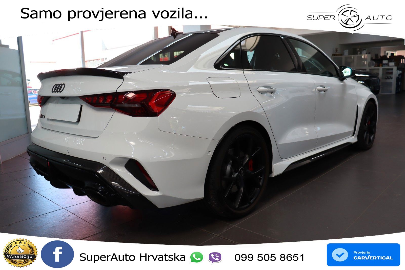 Audi RS3 Sedan 2.5 TFSI (400 KS) quattro S tronic LED+GR SJED+ACC