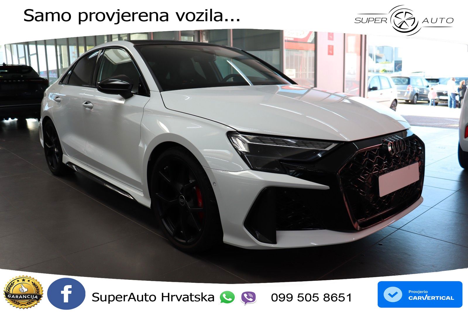 Audi RS3 Sedan 2.5 TFSI (400 KS) quattro S tronic LED+GR SJED+ACC
