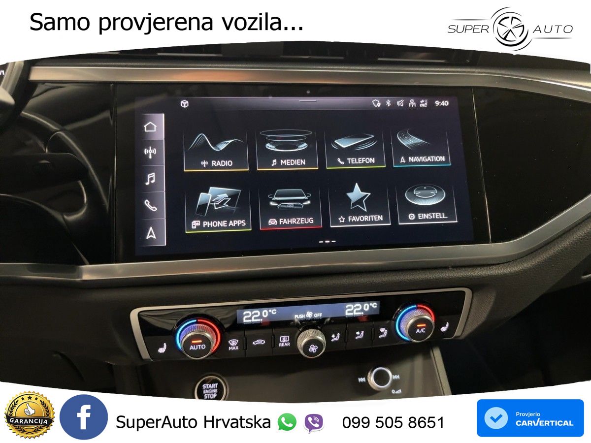 Audi Q3 35 TFSI (150 KS) S tronic S line LED+GR SJED+ACC