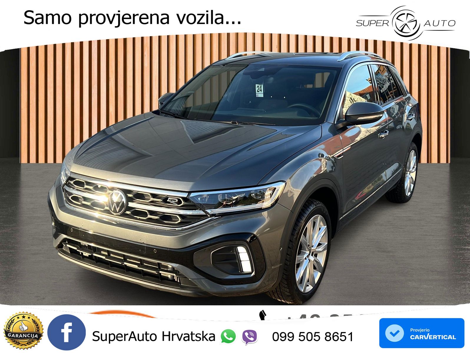 Volkswagen T-Roc 1.5 TSI (150 KS) DSG R-Line LED+GR SJED+ACC