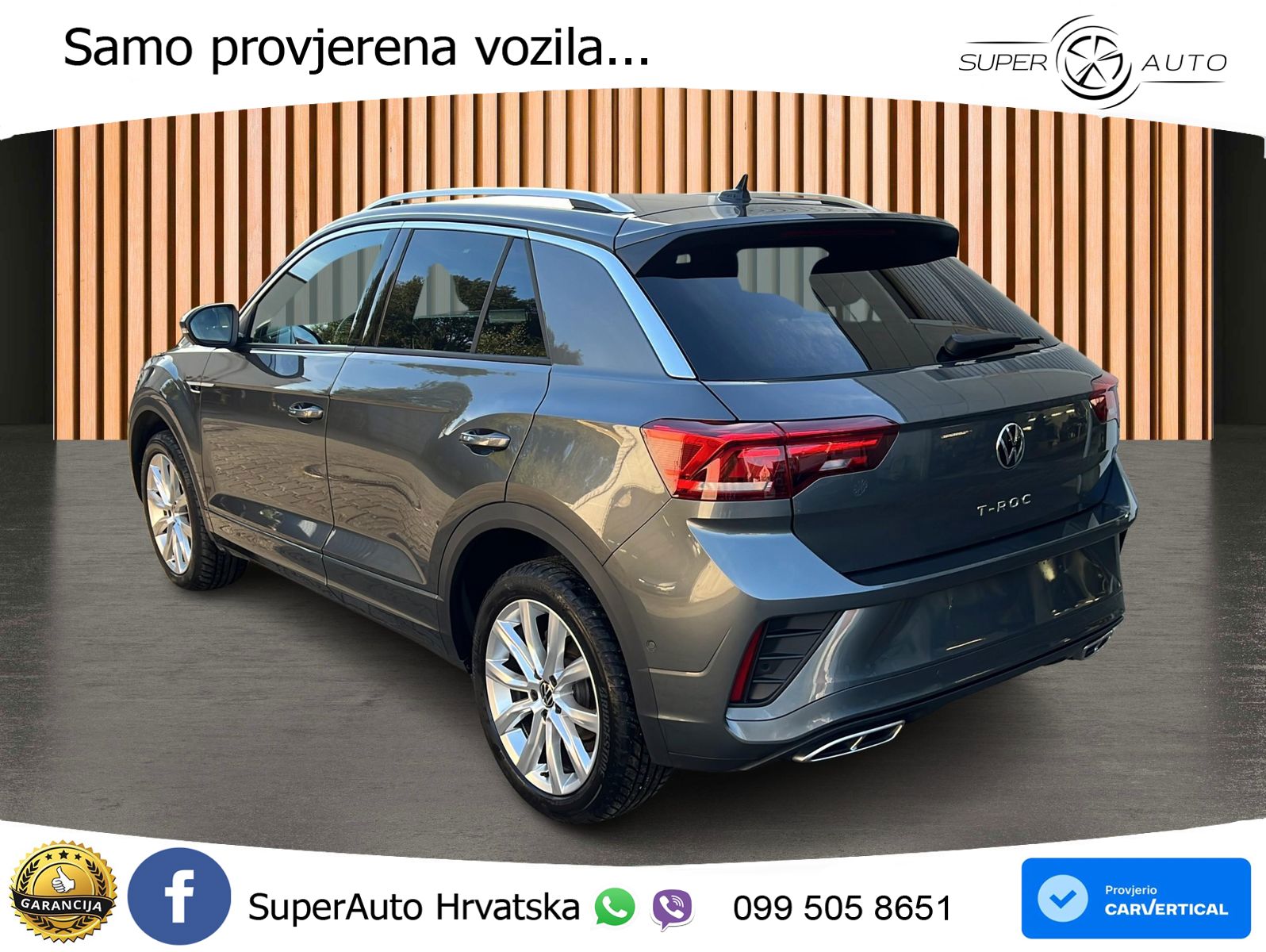 Volkswagen T-Roc 1.5 TSI (150 KS) DSG R-Line LED+GR SJED+ACC