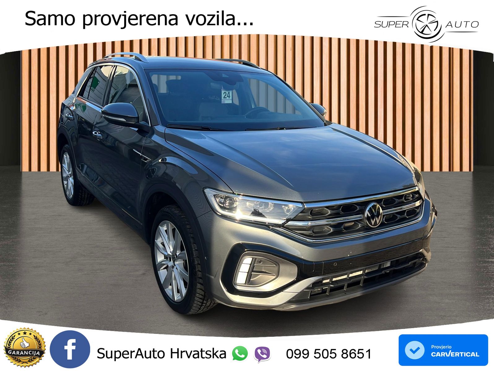 Volkswagen T-Roc 1.5 TSI (150 KS) DSG R-Line LED+GR SJED+ACC