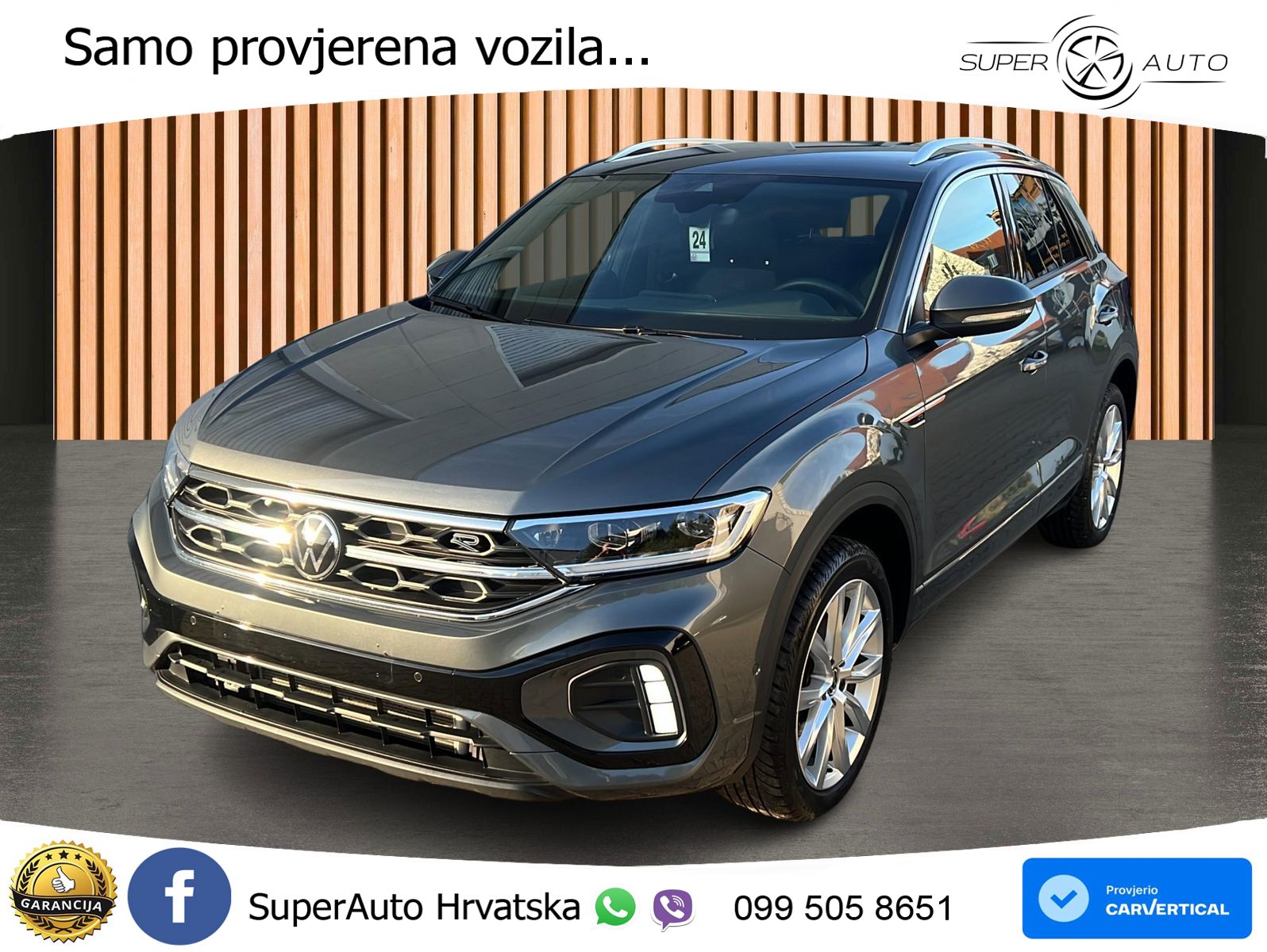 Volkswagen T-Roc 1.5 TSI (150 KS) DSG R-Line LED+GR SJED+ACC