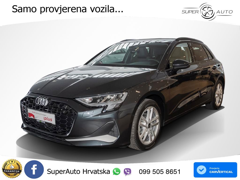 Audi A3 Sportback 30 TFSI (116 KS) Mild Hybrid S tronic advanced LED+GR SJED+ACC