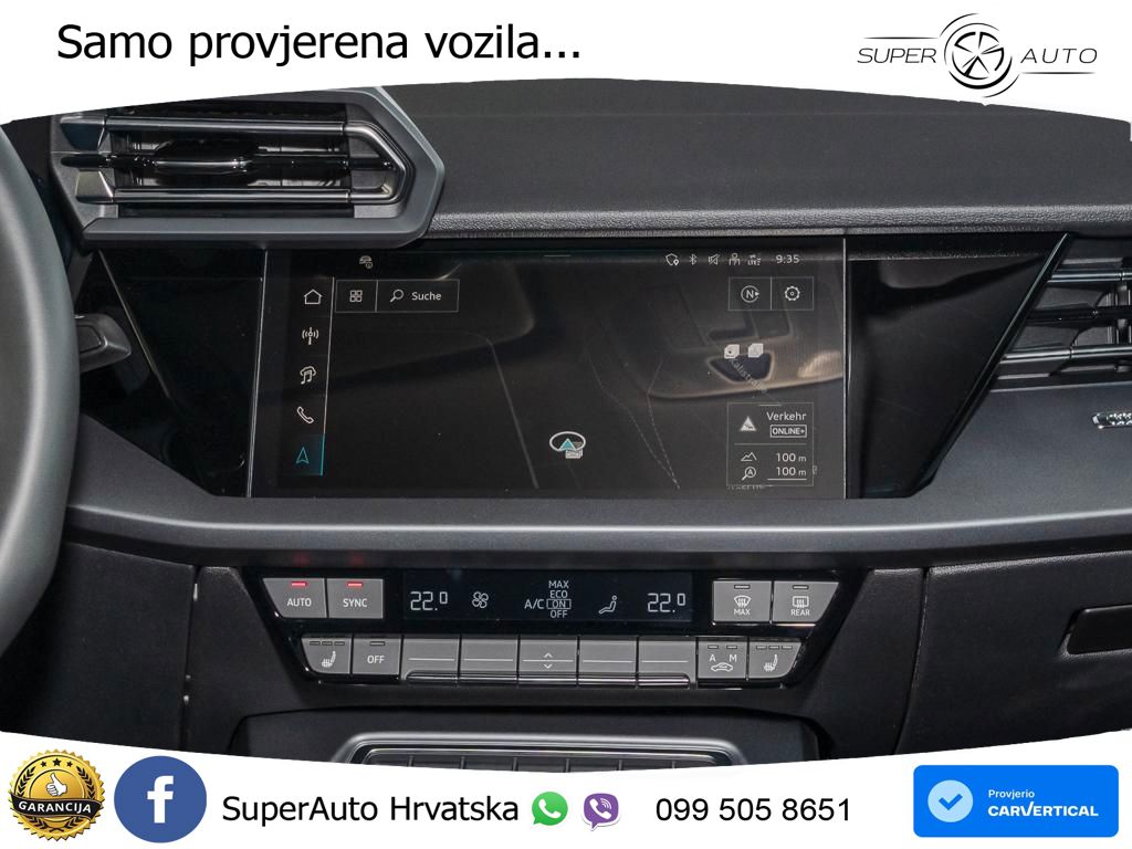 Audi A3 Sportback 30 TFSI (116 KS) Mild Hybrid S tronic advanced LED+GR SJED+ACC
