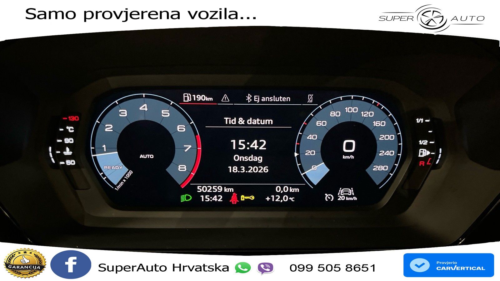 Audi A3 35 TFSI (150 KS) LED+GR SJED+ACC