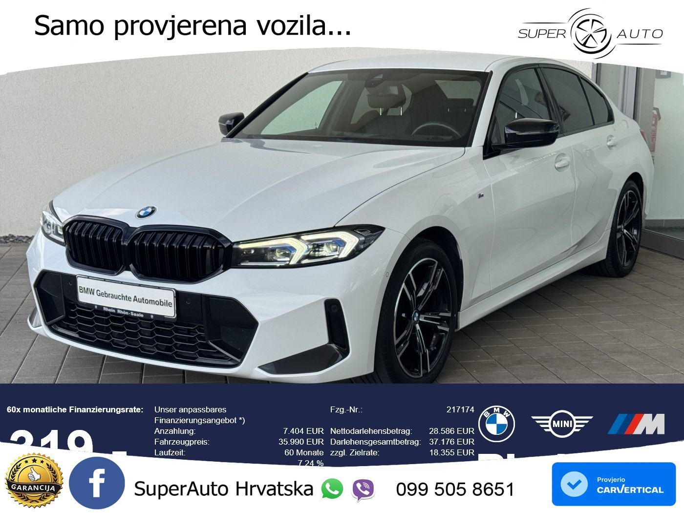 BMW 320i (184 KS) xDrive Steptronic M Sport