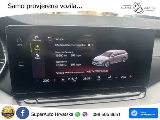 Škoda Octavia Combi 2.0 TDI (150 KS) DSG