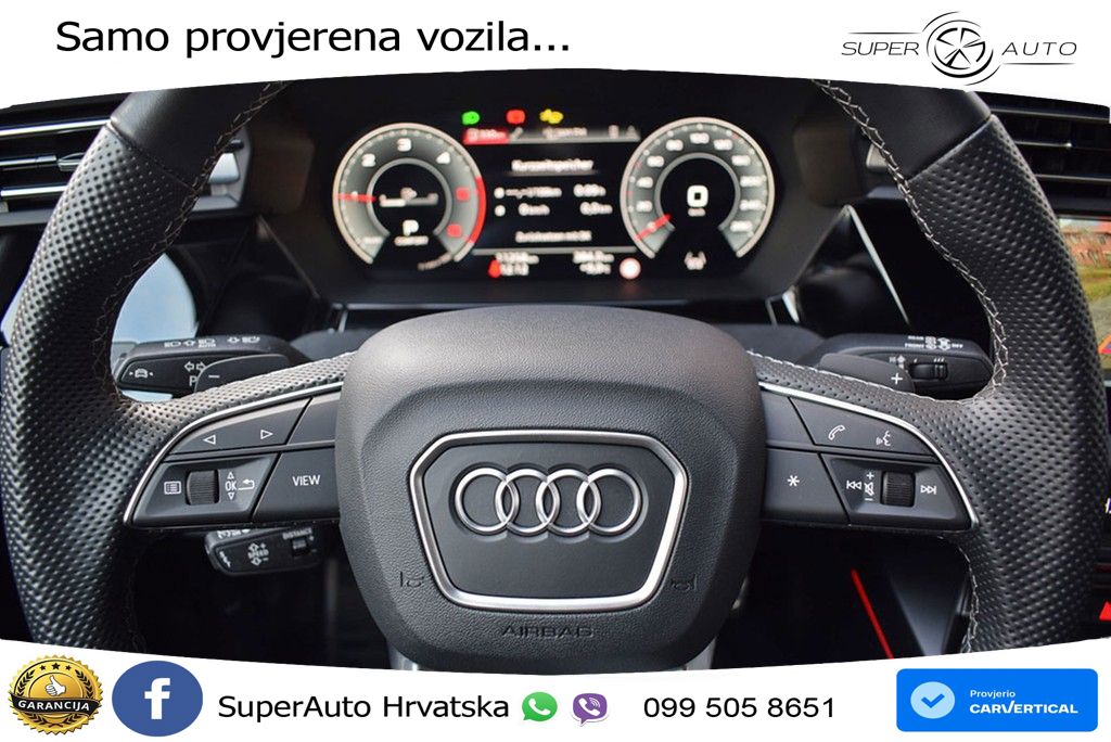 Audi A3 35 TDI (150 KS) S tronic S line LED+GR SJED+ACC