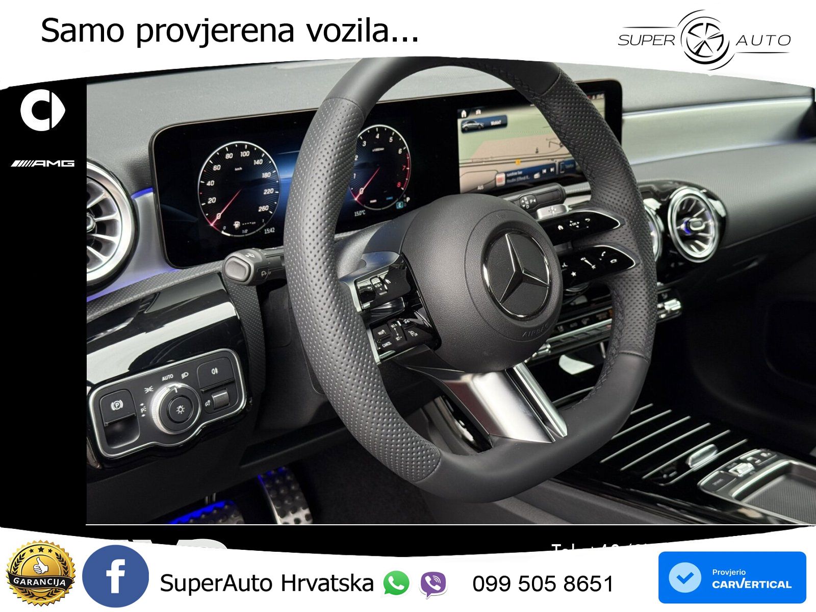 Mercedes-Benz A 200 7G-DCT AMG LED+GR SJED+ACC