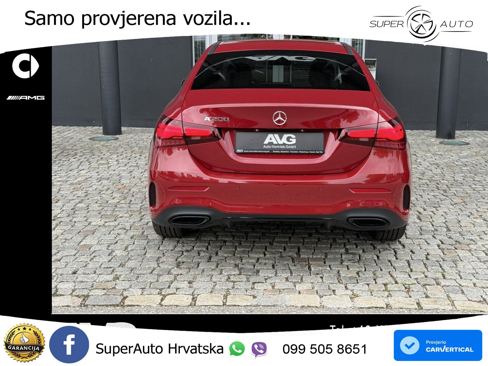 Mercedes-Benz A 200 7G-DCT AMG LED+GR SJED+ACC