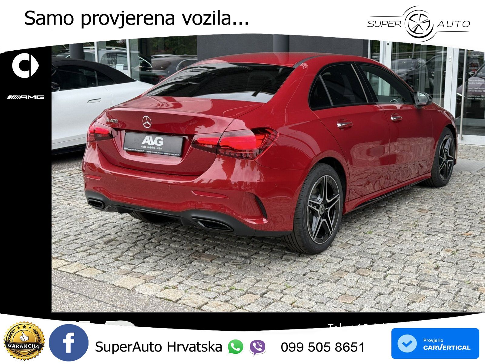 Mercedes-Benz A 200 7G-DCT AMG LED+GR SJED+ACC