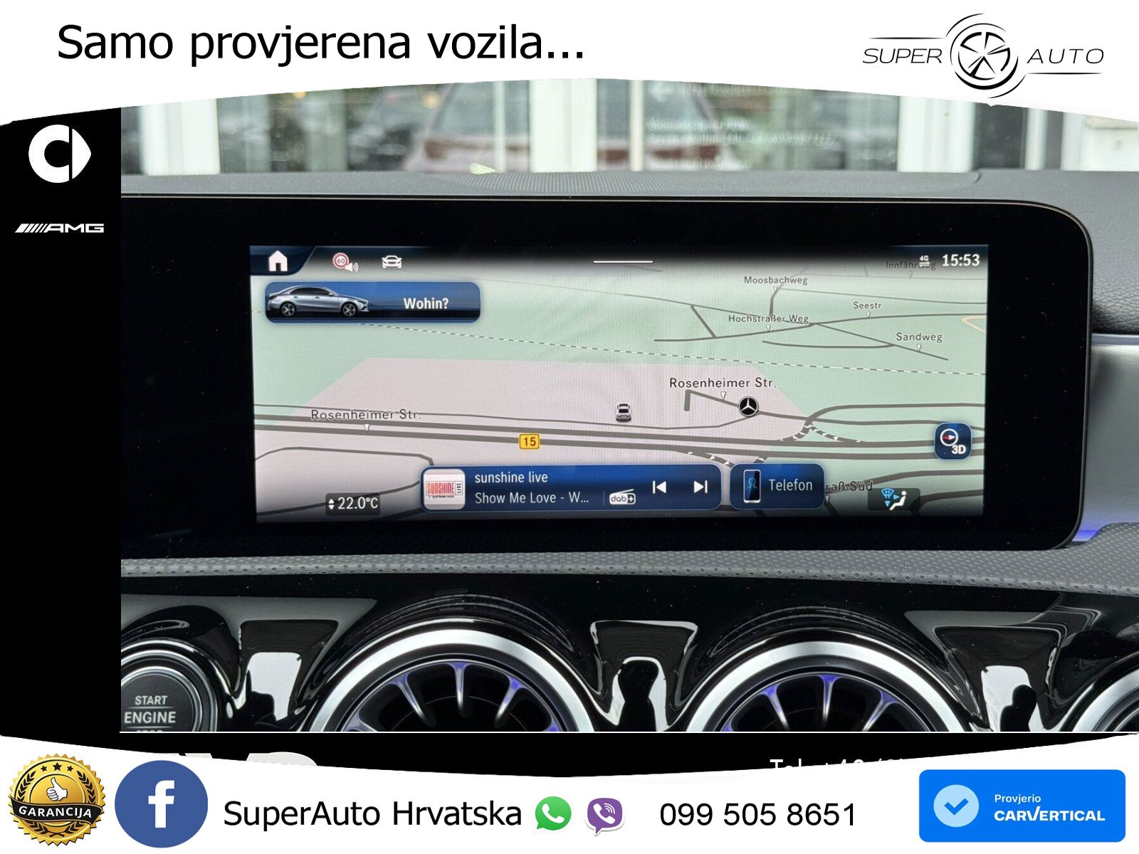 Mercedes-Benz A 200 7G-DCT AMG LED+GR SJED+ACC