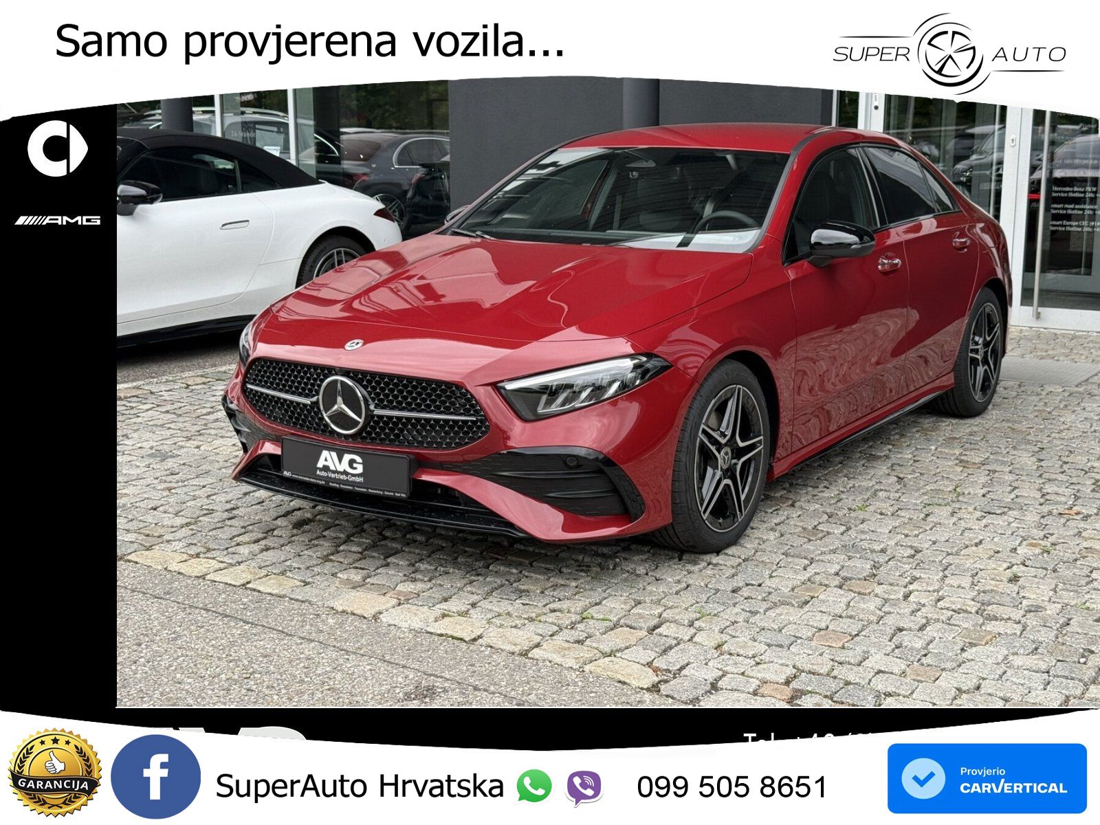 Mercedes-Benz A 200 7G-DCT AMG LED+GR SJED+ACC