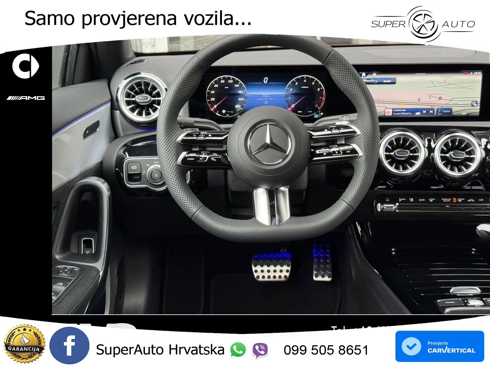Mercedes-Benz A 200 7G-DCT AMG LED+GR SJED+ACC