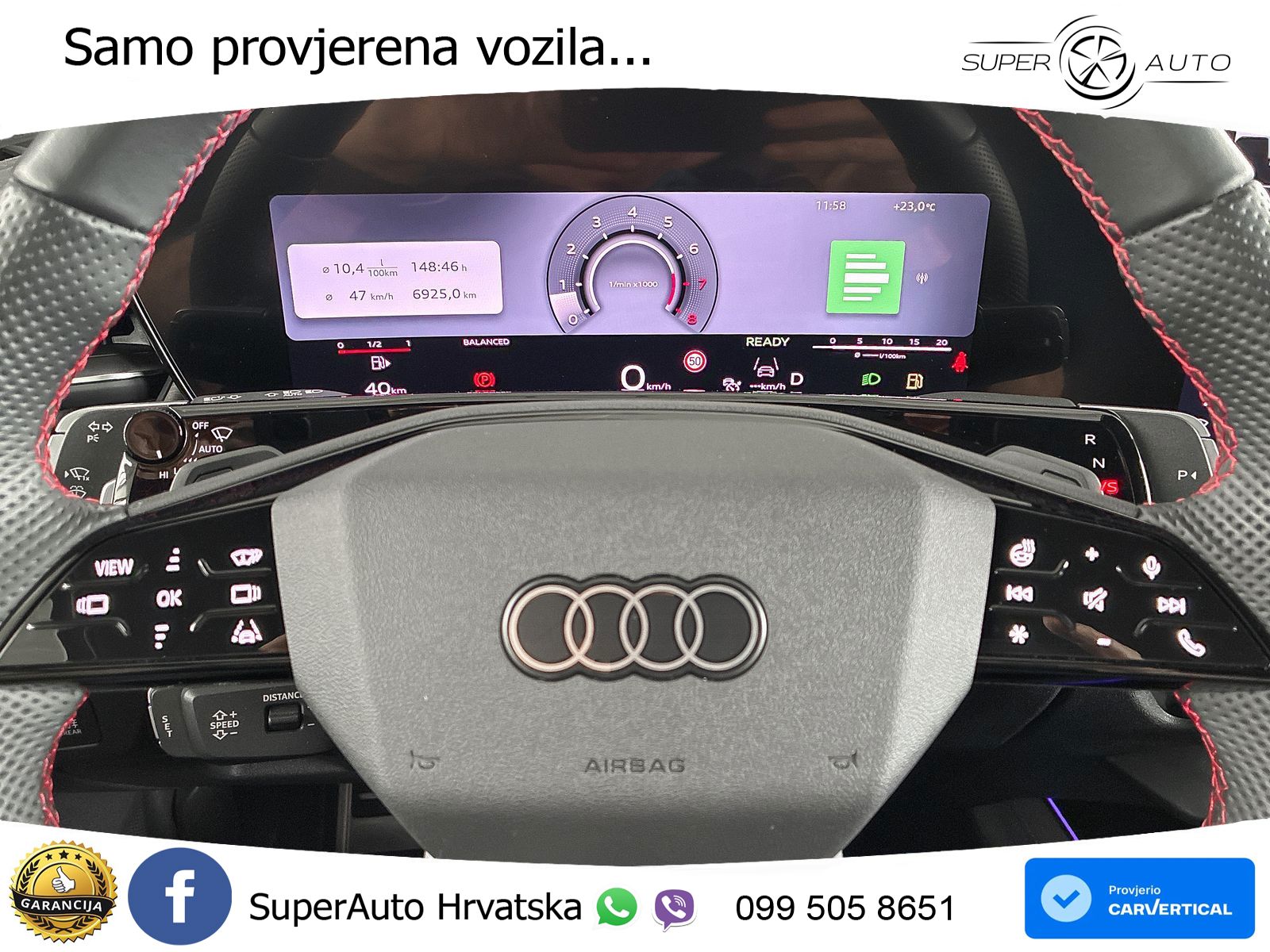 Audi Q3 2.0 TFSI (265 KS) quattro S tronic LED+GR SJED+ACC