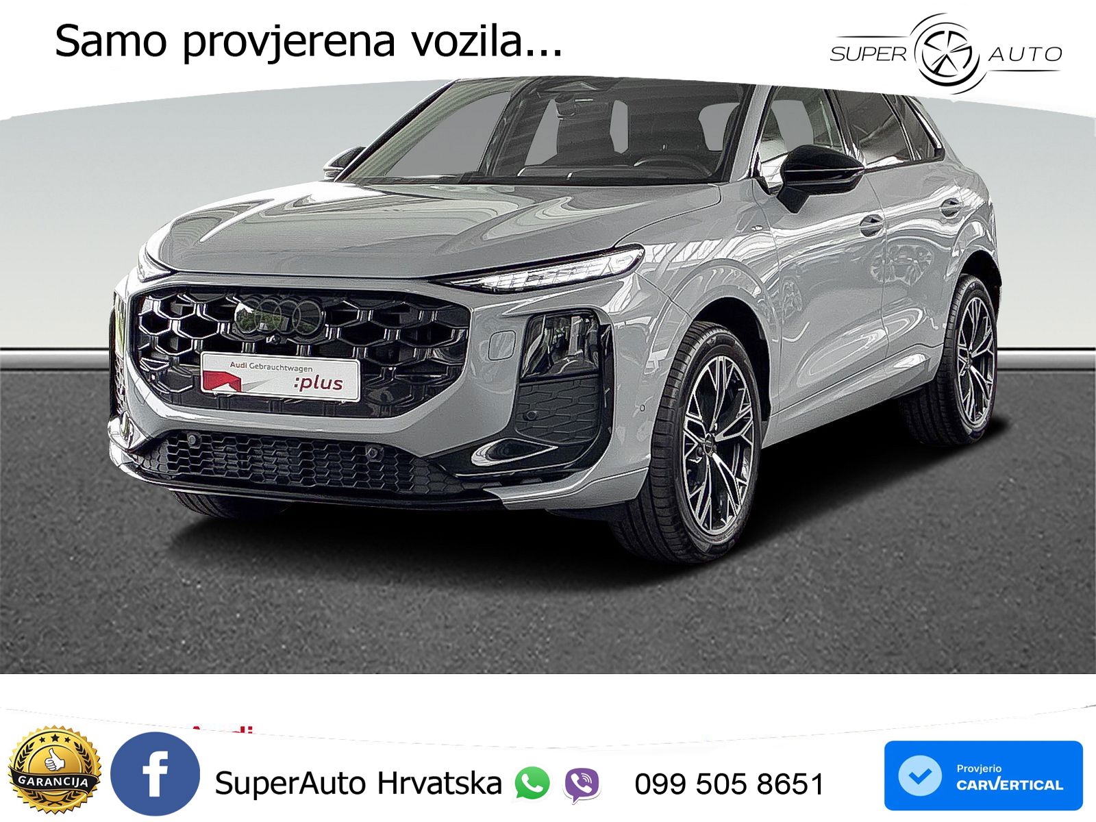 Audi Q3 2.0 TFSI (265 KS) quattro S tronic LED+GR SJED+ACC