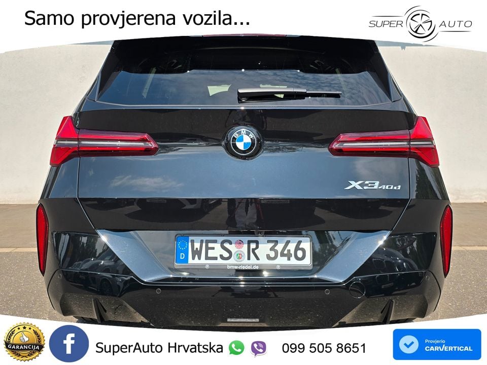 BMW X3 40d xDrive Steptronic LED+GR SJED+ACC