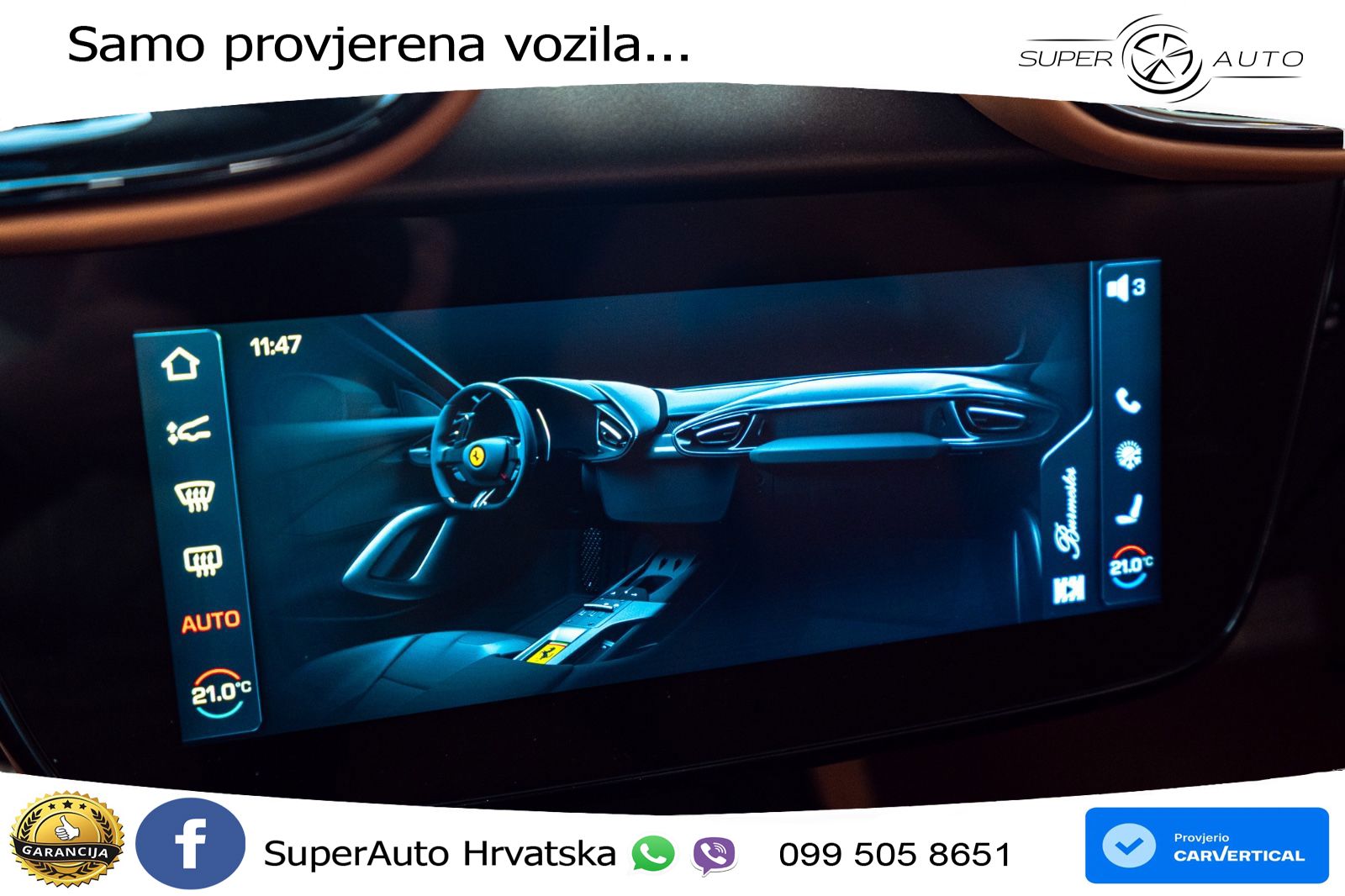 Ferrari 12Cilindri 6.5 V12 (830 KS) DCT LED+GR SJED+ACC