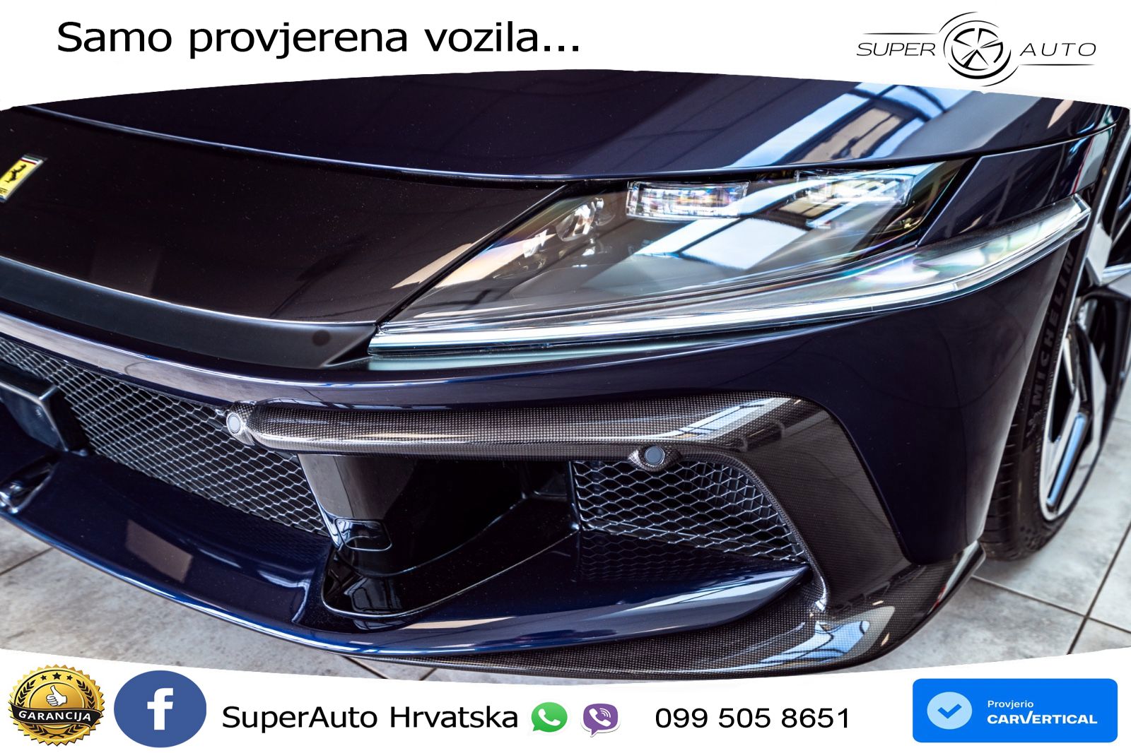 Ferrari 12Cilindri 6.5 V12 (830 KS) DCT LED+GR SJED+ACC