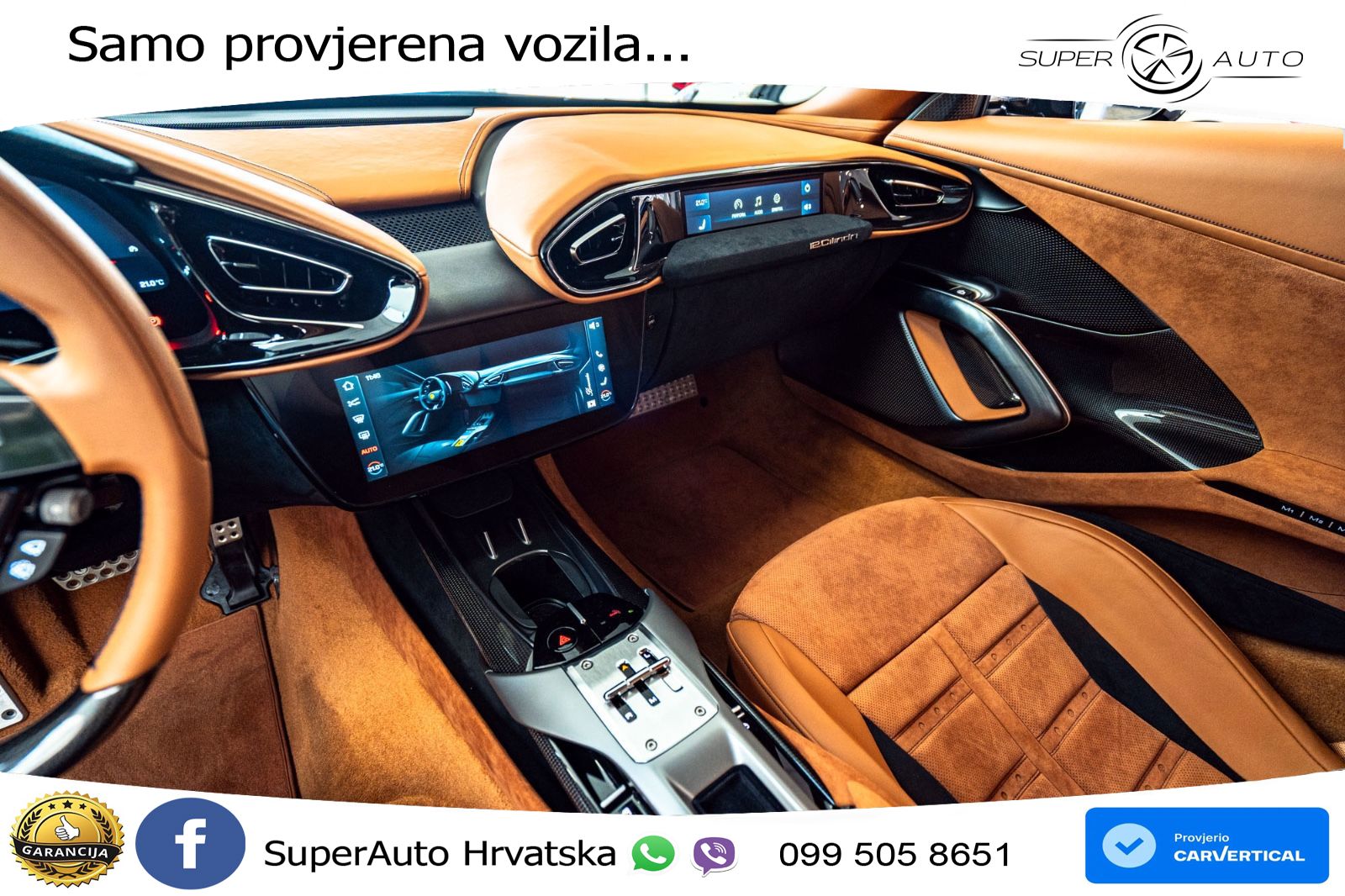 Ferrari 12Cilindri 6.5 V12 (830 KS) DCT LED+GR SJED+ACC