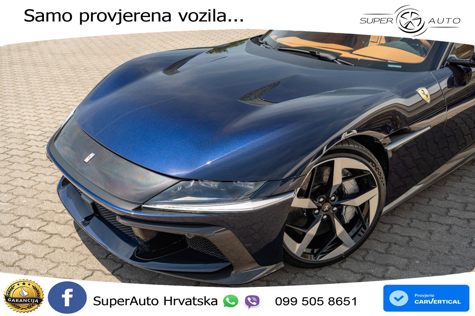 Ferrari 12Cilindri 6.5 V12 (830 KS) DCT LED+GR SJED+ACC
