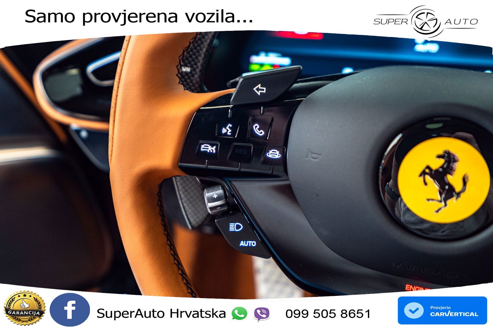 Ferrari 12Cilindri 6.5 V12 (830 KS) DCT LED+GR SJED+ACC