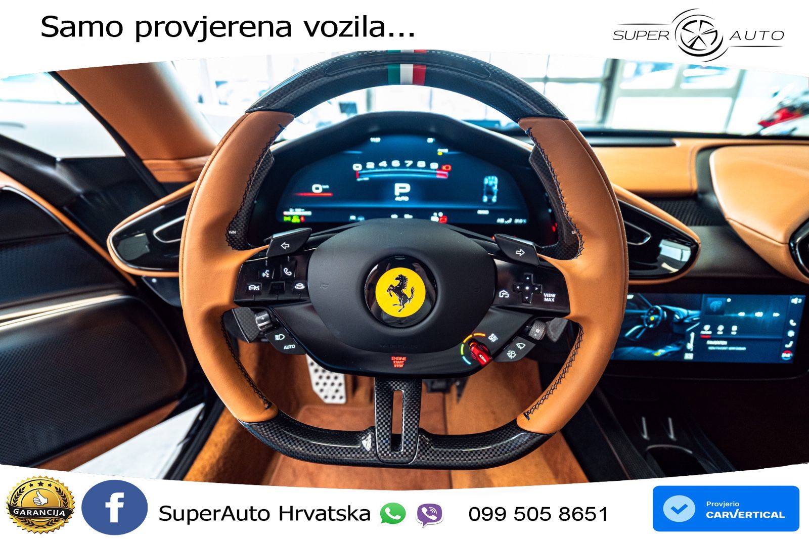 Ferrari 12Cilindri 6.5 V12 (830 KS) DCT LED+GR SJED+ACC