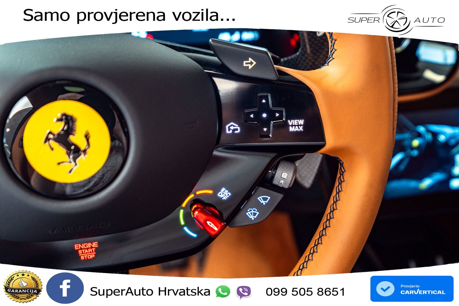 Ferrari 12Cilindri 6.5 V12 (830 KS) DCT LED+GR SJED+ACC