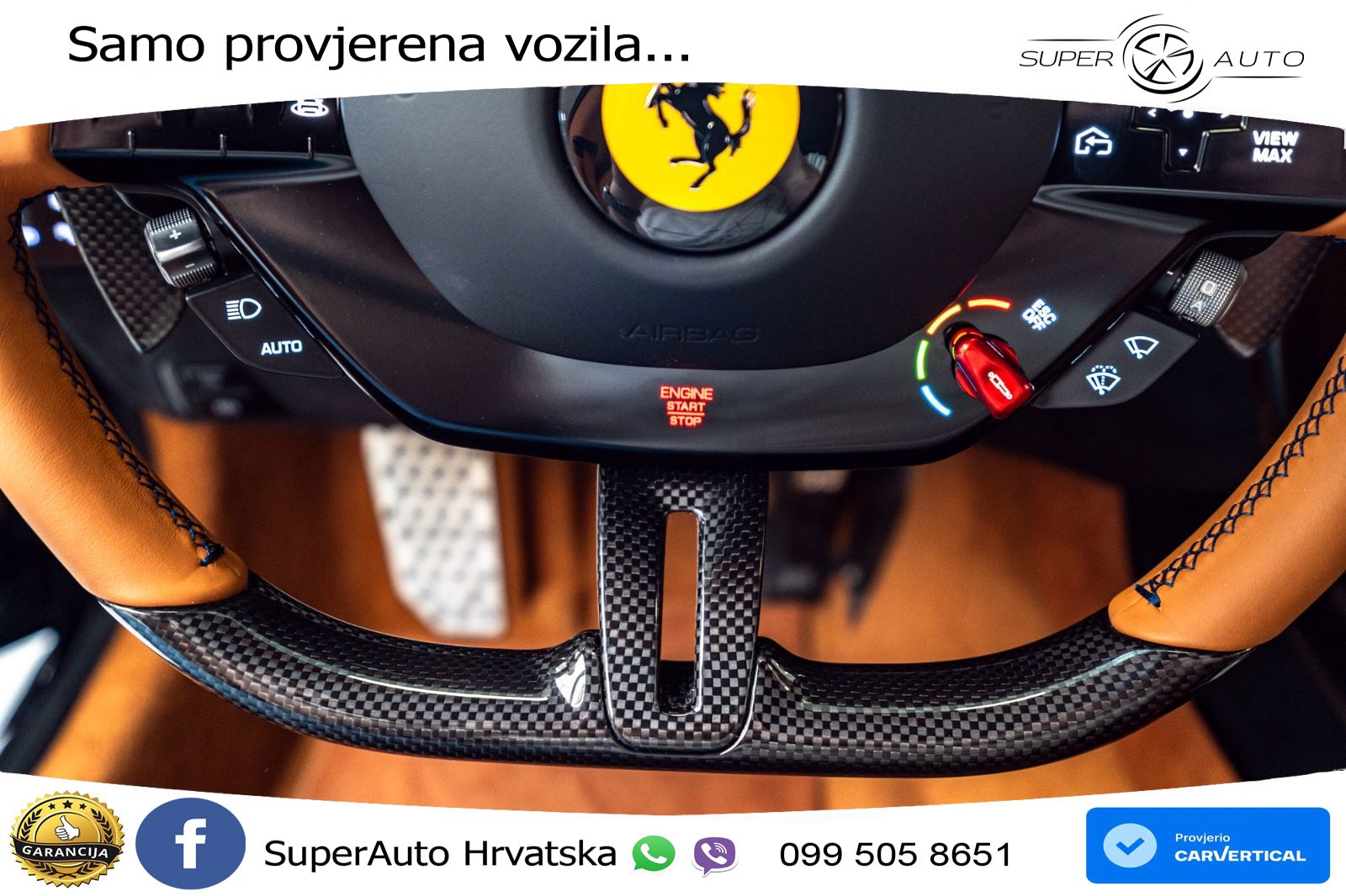 Ferrari 12Cilindri 6.5 V12 (830 KS) DCT LED+GR SJED+ACC